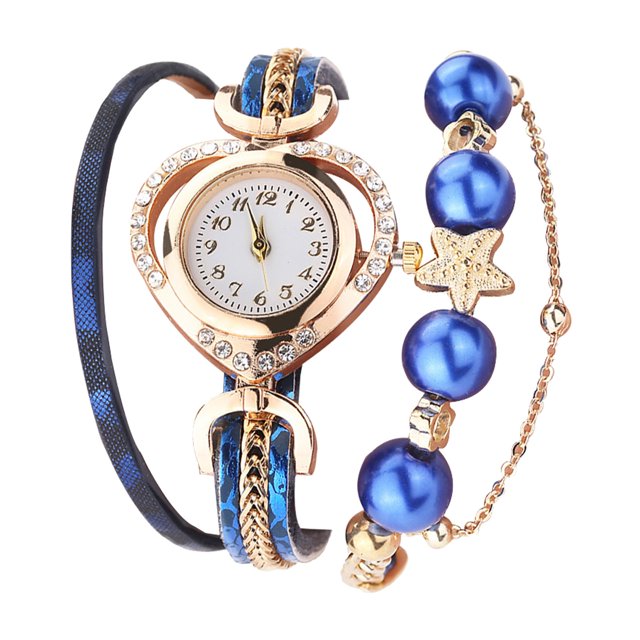 WIFKLSIIPG Ladies Elegant Wrist Watches Women Bracelet Rhinestones Analog Quartz Watch