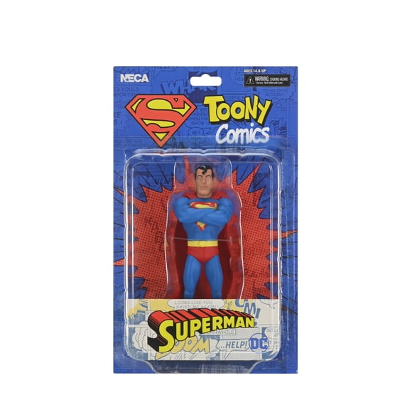 NECA - Figurine Articulée à l'Échelle de 6 Pouces - Figurine Toony Superman