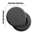 thumbnail image 3 of Czzoypi Round Bar Stool Seat CoversStretch Round Bar Stool Covers Washable Bar Stool Seat Covers (Dark Gray), 3 of 6