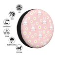 thumbnail image 4 of Wukai Rabbit Sunflower Print Spare Tire Cover for RV Trailer,Waterproof PVC Faux Leather Wheel Cover Fit for Truck,Trailer,RV,SUV,Camper-15 inch, 4 of 6