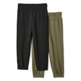 thumbnail image 2 of George Toddlers' Gender Inclusive Fleece Jogger 2-Pack, 2 of 2