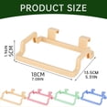 thumbnail image 3 of Oleegame 2PC Shower Soap Dish With Hook Hanging Garbage Garbage Bag Holder Suitable For Kitchen Cabinet Doors Portable Kitchen Garbage Bag Holder Suitable For Kitchen Small Tools Pink, 3 of 5