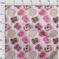 thumbnail image 2 of oneOone Velvet Light Pink Fabric Food Craft Projects Decor Fabric Printed By The Yard 58 Inch Wide, 2 of 3
