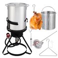 thumbnail image 1 of Ktaxon Friteuse d'Extérieur au Propane en Aluminium pour Frire/faire Bouillir la Dinde, Casserole 30 Qt, 1 of 8