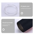 thumbnail image 4 of RXIRUCGD Tasse de Voyage pour Café, Tasses à Café Isolées avec Couvercle Étanche, Gobelet Thermique en Acier Inoxydable sous Vide pour Voiture, pour Boissons Chaudes, Froides et Glacées, Réutilisable, 360 ml, Noir, 4 of 7