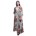 thumbnail image 1 of Bimba Kaftan de Plage Floral, Paréo de Bikini, Robe Maxi pour Femmes, Long Caftan-S-L, 1 of 5