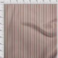thumbnail image 4 of oneOone Cotton Flex Red Fabric Stripes Craft Projects Decor Fabric Printed By The Yard 40 Inch Wide, 4 of 4