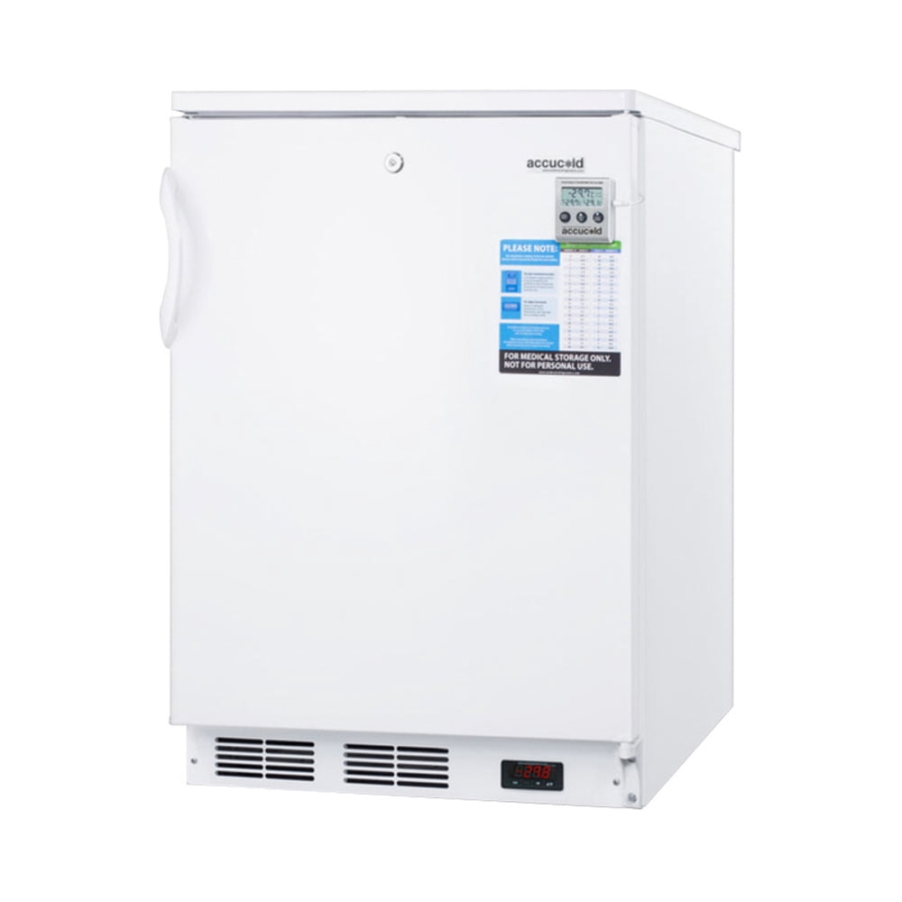 Accucold VLT650 24" Laboratory Chest Freezer - Locking, White, 115v