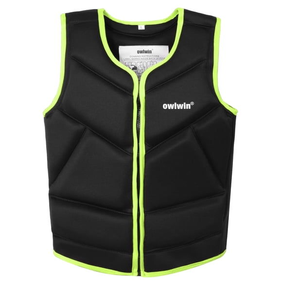 Unversal Paddle Kayak Life Vest Adults Kids Life Jacket Neoprene Safety Float Suit for Kayaking Fishing Surfing Canoeing Sailing Water Ski Wakeboard Swimming 55 - 198 lbs