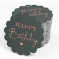 thumbnail image 4 of Inkdotpot Real Rose Gold Foil Happy Birthday Tags Favor Hang Paper Tags 100 Piece, 4 of 6