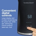 thumbnail image 4 of Hamilton Beach Digital Temperature Control Electric Kettle, 1.7L, 1500 Watts, Black, 4 of 7