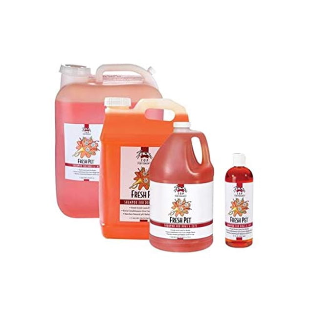 MPP Professional Dog Shampoo Fresh Pet Longlasting Scent Reduce Tangles Choose Size (1 Gallon)