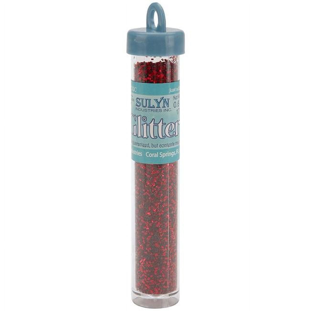 Advantus SUL5-91 0.6 oz Sulyn Glitter, Red