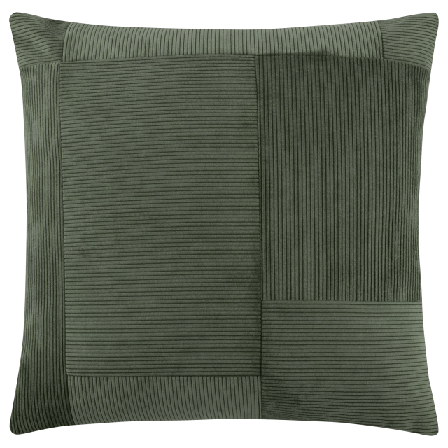 Bouclair Housse de Coussin Dean Vert 20x20 Po (51x51 cm)
