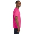 thumbnail image 4 of Hanes TAGLESS Men`s T-Shirt - Best-Seller, S, Wow Pink, 4 of 7