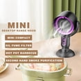 thumbnail image 3 of Feltree Portable Desktop Range Hood for Indoor BBQ/Hot Pot, 2-Speed Removable Filter & Oil Cup (Wireless Kitchen Fume Extractor), 3 of 8