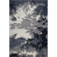 thumbnail image 1 of Ladole Rugs Toronto Sky Gray Micro Polyester Area Rug Carpet in Gray-Ivory (6'5" x 9'5" , 200cm x 290cm), 1 of 4