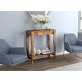 thumbnail image 1 of Safdie & Co. Table Console 31L Bois Brun Récupéré 1 Étagère, 1 of 4