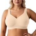 thumbnail image 1 of Supportive Wireless Full Coverage Bras for Everyday Comfort and Shape — Seamless Full Cup Uplift Full Support Wire-Free Bra for Plus Size All Seasons Everyday Wear, 1 of 4