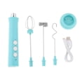 thumbnail image 1 of jifeng Handheld Electric Milk Frother Mixer Blender Coffee Frother Mixer Blue, 1 of 9