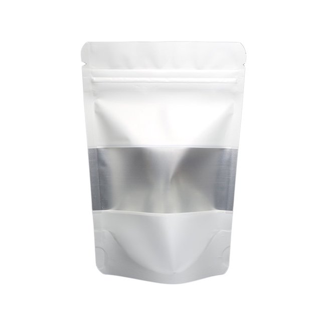 Baohd 100Pcs Bag Convenient Multifunctional Organizer Resealable Bags Pouches Kitchenware Collecting Packaging Tools White 16x24+8cm