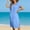 🔥 Blue, variant on Sentmoon Womens Linen Dress Short Sleeve Solid Color Lapel Formal Women's Summer Dresses 2026 Button Down Loose Fit Stretchy Plus Size Boho Dress Beach Must Haves