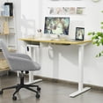 thumbnail image 4 of Gymax 48'' Electric Standing Desk Height Adjustable w/ Control Panel & USB Port Beige, 4 of 10