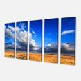 thumbnail image 2 of Clouded Blue Sky over Prairie - Landscape Canvas Art Print, 2 of 3