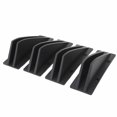 thumbnail image 1 of Universal Car Rear Lower Bumper Wing Lip, 4PCS Car Rear Lower Spoiler Sporty Universal Rear Bumper Chassis Diffuser Lip Wing Splitter Fit For 1 Series E90 E91, 1 of 8