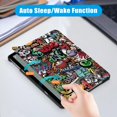thumbnail image 2 of KOMI Case for Google Pixel Tablet 11inch 2023 Release, Folio Slim Cover Lightweight Hard Shell Protective Case with Multi-Angle Stand, Graffiti, 2 of 4