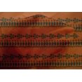 thumbnail image 4 of oneOone Cotton Silk Fabric Floral & Flying Swan Block Printed Fabric 1 Yard 42 Inch Wide, 4 of 4