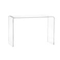 thumbnail image 3 of Take Me Home Furniture – Clear Acrylic Small Console Table, Modern Entryway Display Table (30" H x 30" W x 8" D), 3 of 4