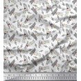 thumbnail image 1 of Soimoi Cotton Cambric Fabric Notes,Piano & Guitar Musical Instrument Print Sewing Fabric Yard 56 Inch Wide, 1 of 3