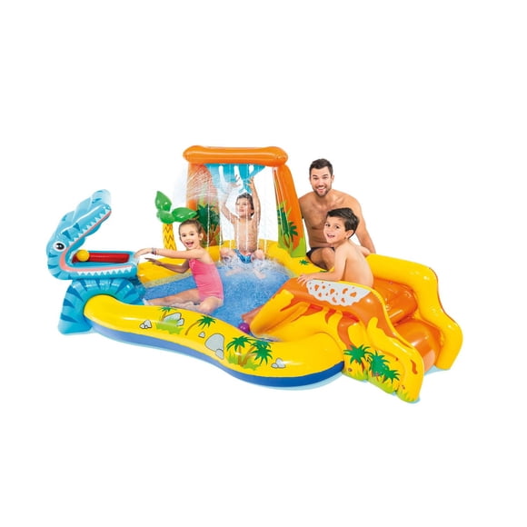 Centre de jeu gonflable dinosaure Intex avec toboggan