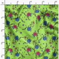 thumbnail image 2 of Soimoi Brown Rayon Fabric Flower Floral Fabric Prints By Yard 42 Inch Wide, 2 of 6