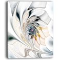 thumbnail image 2 of Tableau mural sur toile imprimée Design Art Verre blanc florale, 2 of 2
