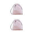 thumbnail image 4 of QualitChoice Jewellery Pouch Drawstring Bags Bracelet Packaging Goodies Mobile Phone Storage Holder Party Gifts Drawable Pouches Silver Gray-5*7 2Set, 4 of 6
