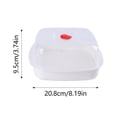 thumbnail image 3 of Microwave Oven Steamer for Quick Meals Stackable Vegetable Steamer with Lid Micro Cookware Heating Bowl for Kitchen Cooking Dish Lunch, 3 of 8