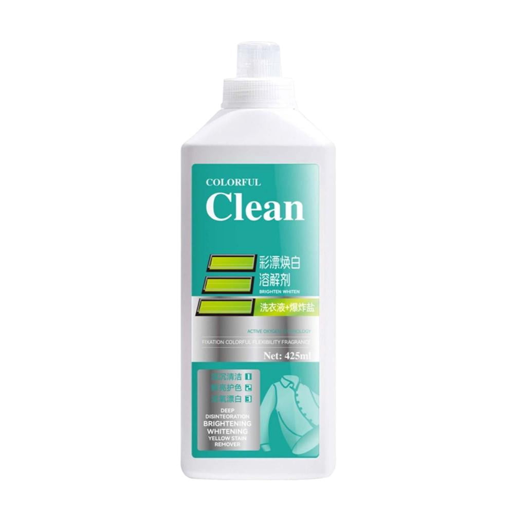 Color-Safe Oxygen Laundry Detergent for Whitening and Stain Removal, 425ml Concentrated Formula with Brightening Agents
