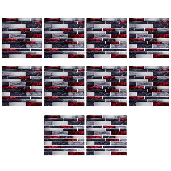 FUYPSE 2026 New Arrivals Self-Adhesive 3D Tile Stickers - Waterproof DIY Wall Decor for Kitchen, Bathroom, Living Room