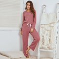 thumbnail image 2 of Ladies Casual Long-sleeved Plus Size Pajamas Suit Home Service, 2 of 8