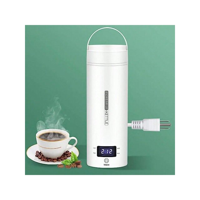 1pc Travel Electric Kettle Portable Small Mini Tea Coffee Kettle Water Boiler, 16.91oz Water Heater With 4 Temperature Control, 304/306 Stainless Stee