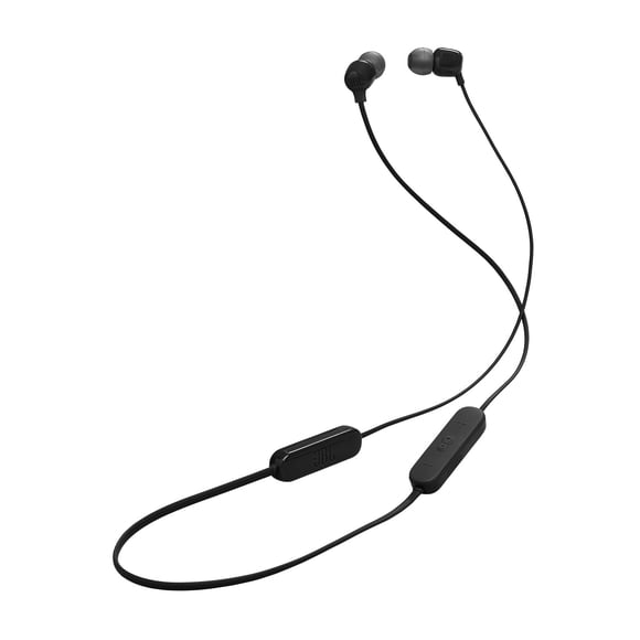 Refurbished JBL Tune 135BT Wireless In-Ear Headphones, Black, 25-Hour Battery Life, IPX4 Water Resistant, Multi-Point Connection