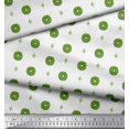 thumbnail image 3 of Soimoi Rayon Fabric Floral Block Printed Craft Fabric by The Yard 42 Inch Wide, 3 of 5