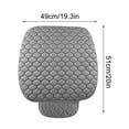 thumbnail image 4 of 1pc Car Seat Cushion Premium Silk Wadding Non-Slip Rubber Bottom With Storage Pouch Car Seat Pad Universal, 4 of 5