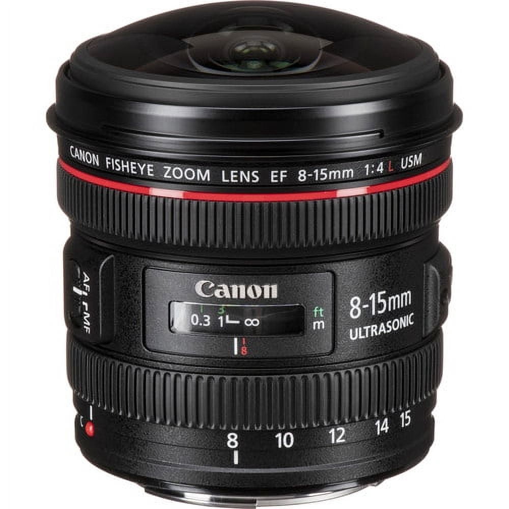 Canon EF 8-15mm f/4L Fisheye USM Objectif Zoom Ultra-Grand pour Appareils Photo Reflex Canon EOS