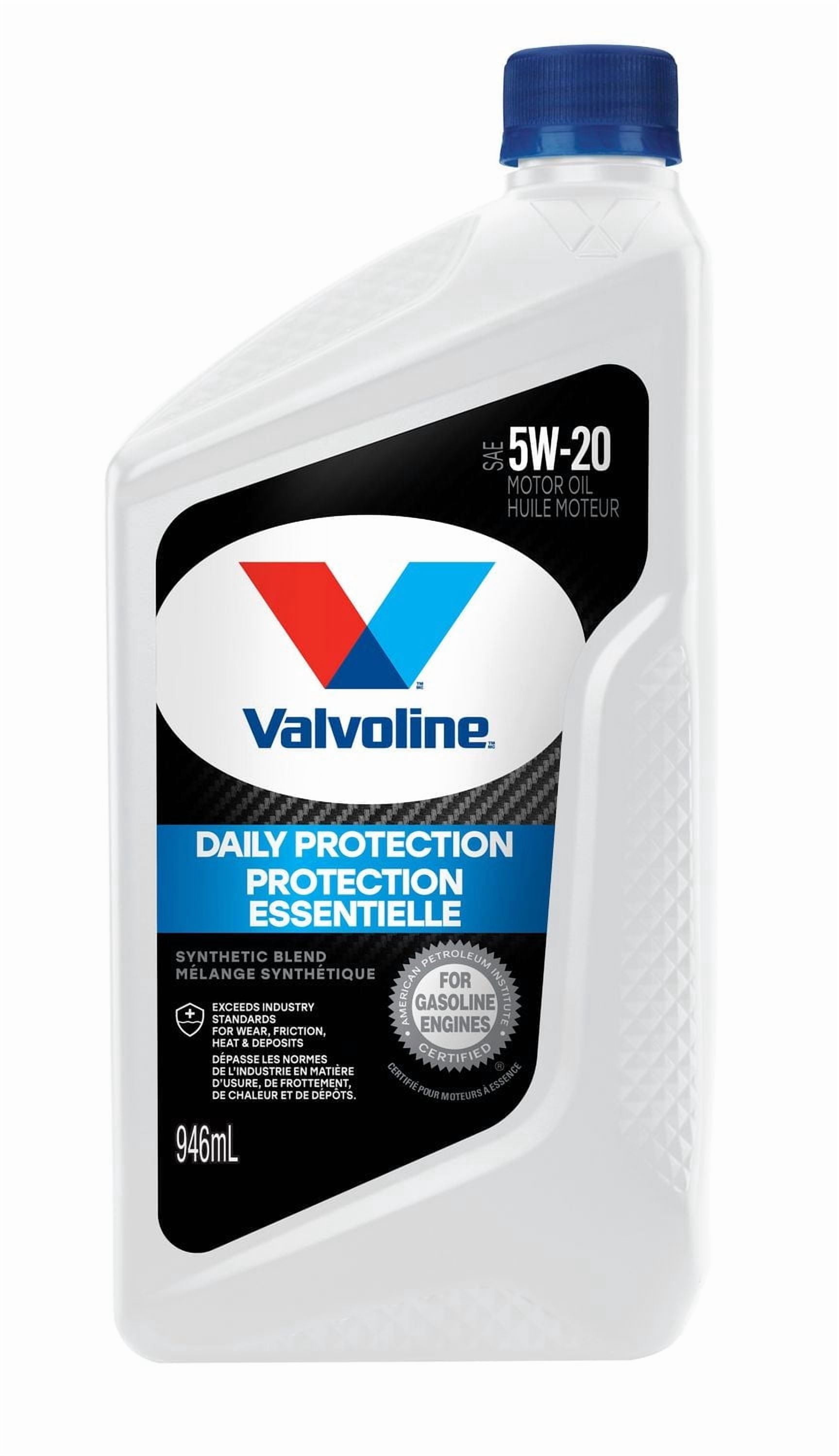 Valvoline Daily Protection 5W20 Synthetic Blend Motor Oil