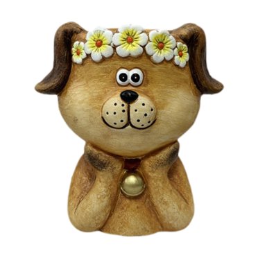jinwen Pottery Plant Pot Balcony Office Decoration Table Centerpiece Animal Planter Dog