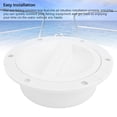 thumbnail image 4 of 6- 32V Electric Agitation Fishing Junction Box, Water Boat Junction Box for RVs Yachts Ships, White ABS Metal Cable Terminal Connector with Electric Reel Power Supply Base,, 4 of 7