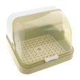 thumbnail image 4 of Siruishop Bottle Drying Rack Dustproof Drain Tray Storage Box for Bowl Chopsticks Dish green, 4 of 8